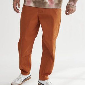 NWOT Standard Cloth Urban Outfitters Slim Fit Nylon Tech Pant Terra Cotta Large